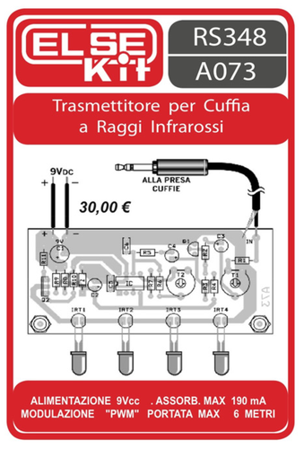 DME-CIR4 - Cuffie e Auricolari - dme - autoradiopc - Cuffie Headphones IR  Wireless raggi infrarossi 2 canali con custodia rigida