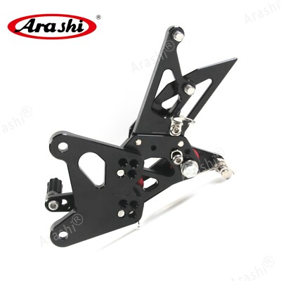 葉 aya Arashi V2.0 Footrest Rearsets Foot Pegs For Kawasaki ZX6R ZX636