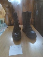 Stivaletti Anfibi Militari Esercito Italiano Para'anni'80 Taglia41 Usati/Ottimi