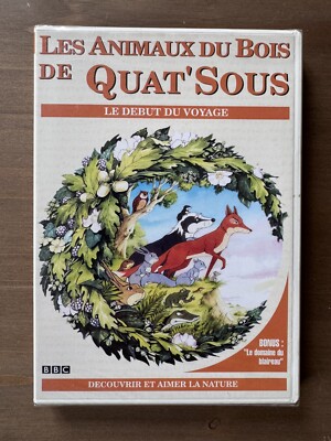 DVD DIE HOLZTIERE VON QUAT SOUS - DER ANFANG DER REISE - DER DACHS + Booklet