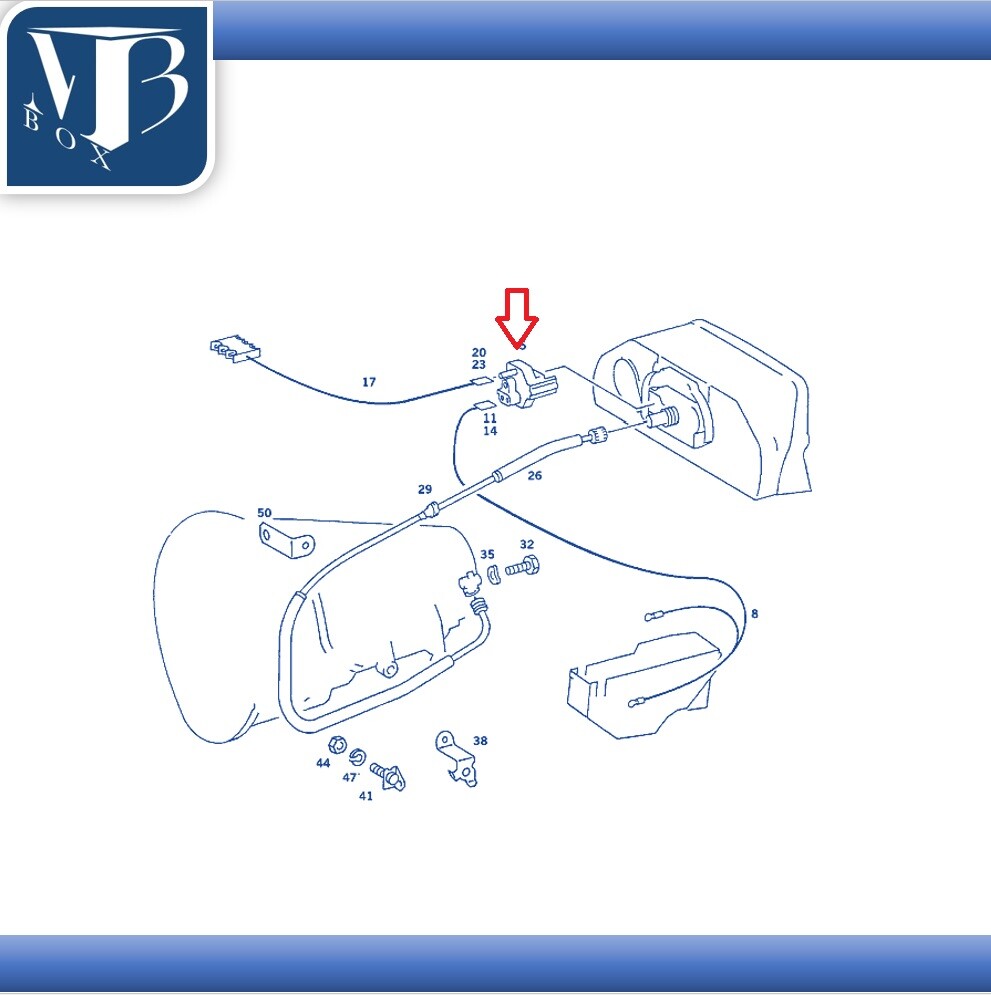 Hallgeber Signalgeber Tempomat W201 W124 Original Mercedes 