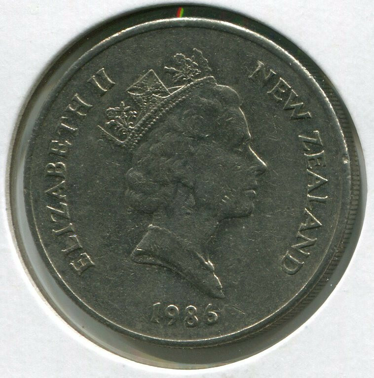 Foreign Coin - New Zealand - Twenty 20 Cents 1986 | eBay