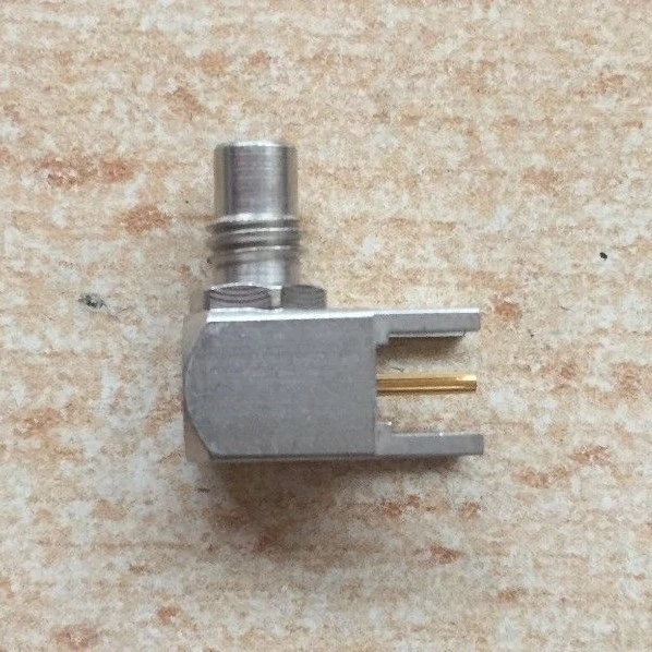 2x RF/Coaxial Connector SMC R/A JACK Through Hole 0Hz to 12.4GHz 50 ohm Z2327 - Image 3 of 4