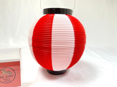 JAPANESE Polyester Chochin Matsuri Festival Lantern JAPAN Red