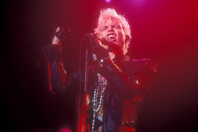 Billy Idol während Billy Idol in Concert at Irvine Meadows Ampith 4x6 Foto