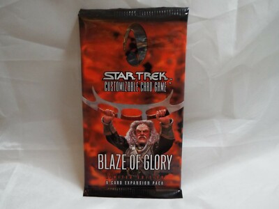 STAR TREK CCG BLAZE OF GLORY SEALED BOOSTER PACK OF 9 CARDS | eBay