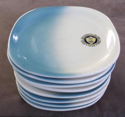 8 Syracuse China Trend State University of New York 1948 Logo 6'' Square Plates
