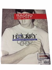 RAGNO Sport Jersey Man Short Sleeve Black Mod 063925 Hockey MCA