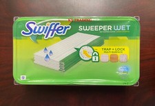 Swiffer SWEEPER WET Mopping Cloths Refill Trap Lock Multi-Surface  Fresh Scent
