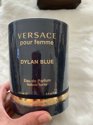 VERSACE POUR FEMME DYLAN BLUE 3.4OZ EDP SPRAY BY VERSACE FOR WOMEN NEW IN BOX 