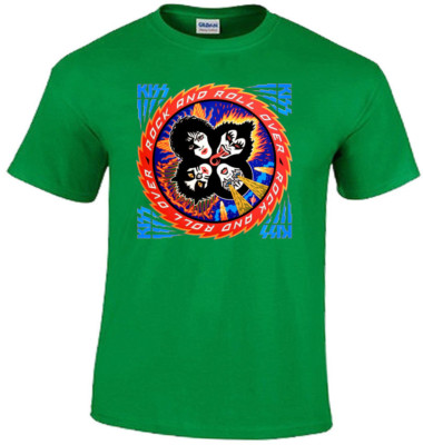 KISS Rock and Roll Over T-shirt hard rock heavy metal all colors