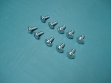 14 Universal License Plate Screws - Set Of 10 - Made In Usa