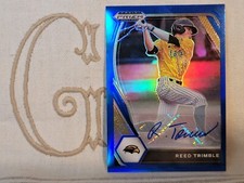 Reed Trimble, Baltimore Orioles, 2021 Prizm Draft Picks Blue Auto #'d/99 PDP65🇬