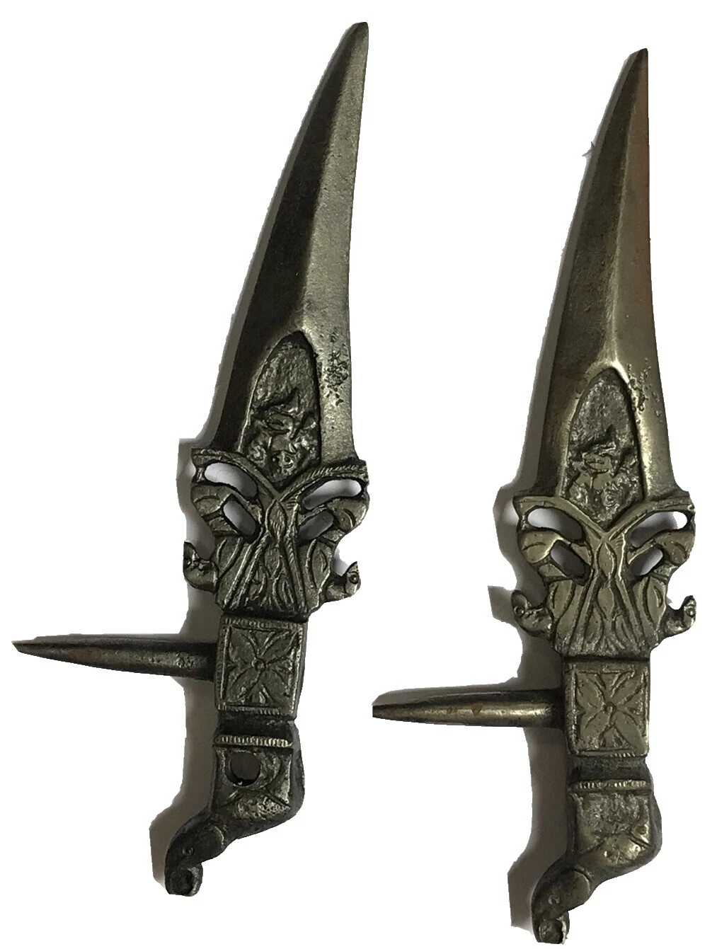 Talla principal latón antiguo reproducción antigüedades de Asia