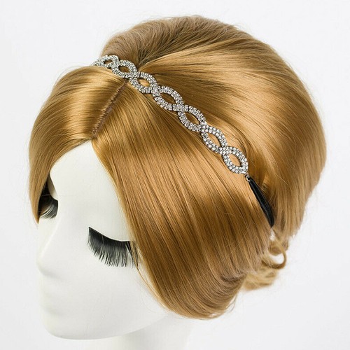 Women Rhinestone Elastic Headband Bling Crystal Fashion Hair Band Casual Party eBay