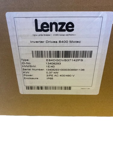 E84DGDVB37142PS LENZE Original Verpackt Neu - Bild 2 von 3