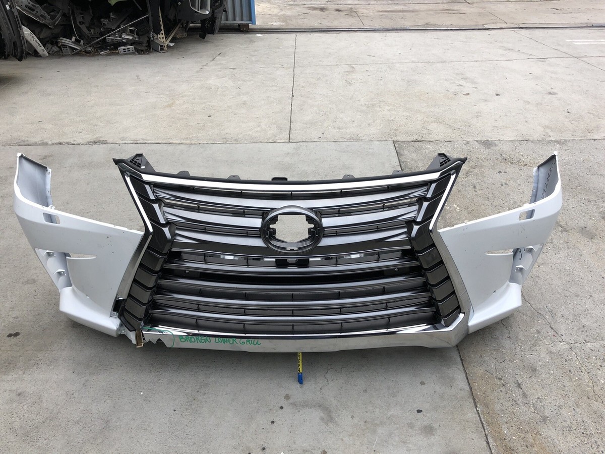 2016 2017 2018 LEXUS LX570 FRONT BUMPER COVER W/GRILL OEM USED (NO