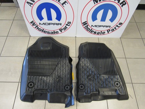 Alfombrillas de goma para todo tipo de clima Dodge RAM NEGRAS doble cabina NUEVAS OEM MOPAR - Imagen 6 de 9