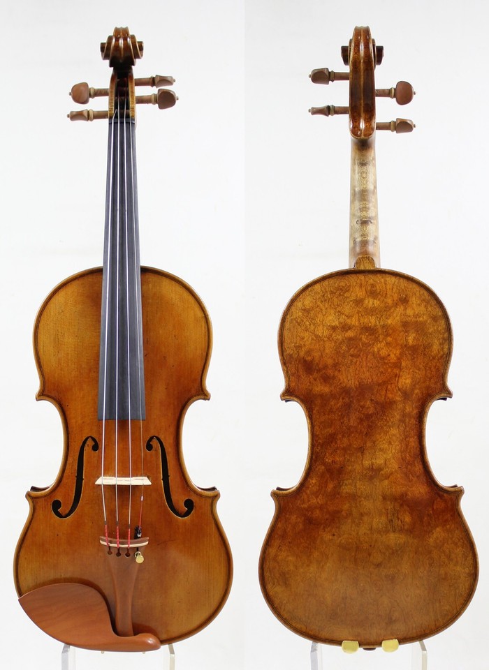 Violin modelled on Guarneri del Gesù's 'Il Cannone' (1743) by Lucas Fabro, presented by Homo Faber Violin modelled on Guarneri del Gesù's 'Il Cannone' (1743) by Lucas Fabro, presented by Homo Faber