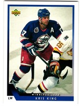 1993-94 Upper Deck #14 Kris King Winnipeg Jets