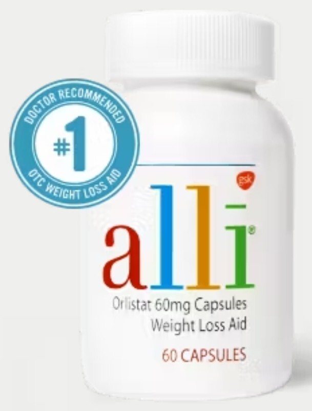 Alli Orlistat 60mg Weight Loss Supplement Pills 60 Count Exp. 12/2025