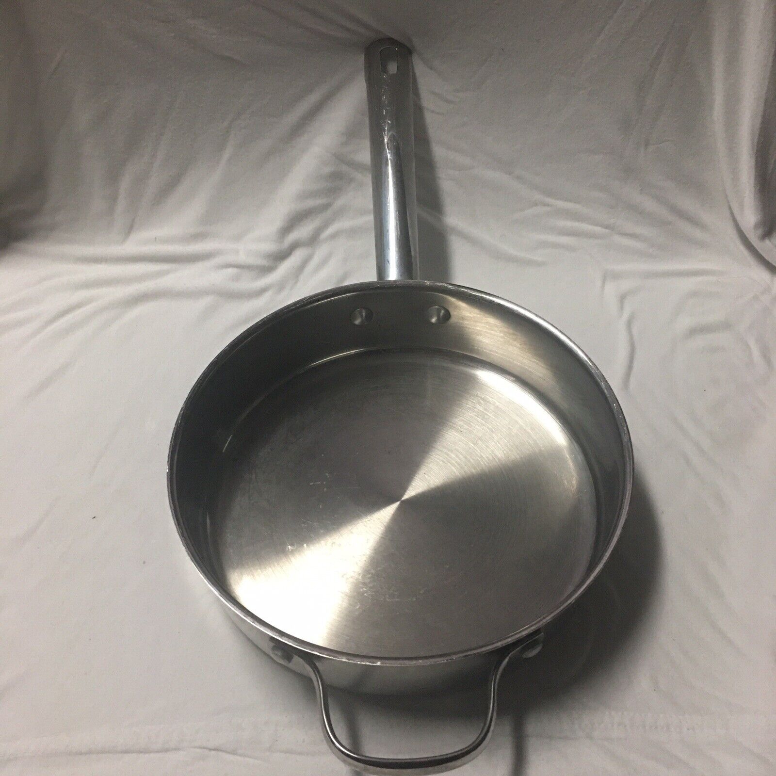 Wolfgang Puck Cookware 10 Inch Chicken Fryer 18-10 Stainless Steel Skillet  0308