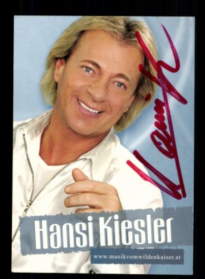 Hansi Kiesler autograph card original signed music + 395