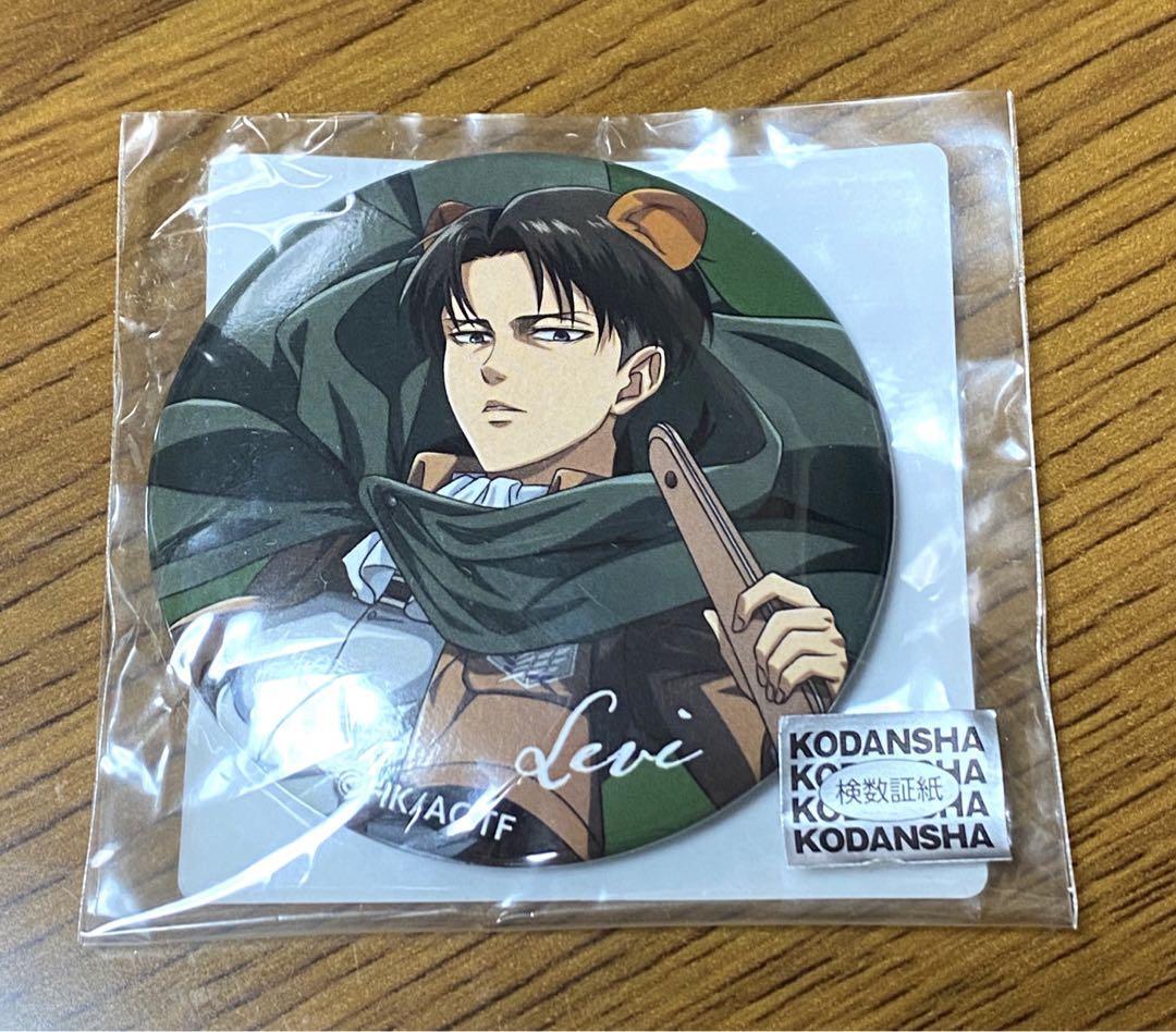 Attack On Titan Dotonbori Collaboration Can Badge Levi