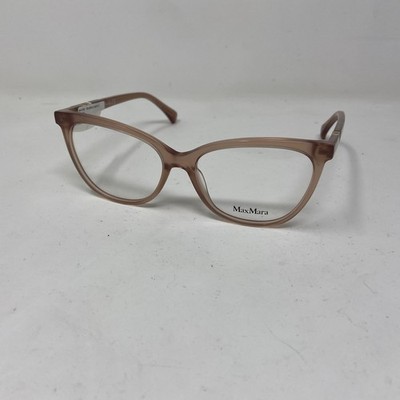 Max Mara Eyewear MM5018 045 53-15-140 Transparent Shiny Light Brown +C41