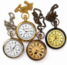 Vintage Pocket Watch Chain Antique Style Nautical Anchor Victorian Gift