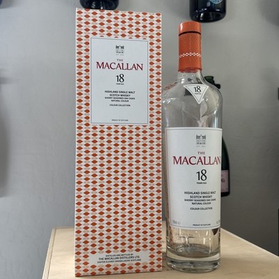 The Macallan 18 Years Old Colour Color Collection Empty Bottle And