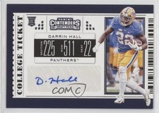 2019 Panini Contenders Draft Picks College Ticket Darrin Hall #166 Auto 0ja4