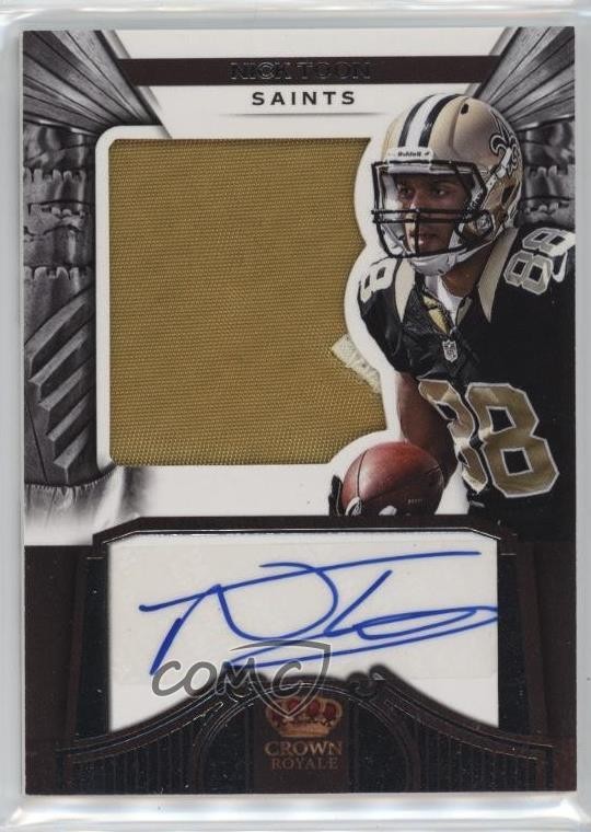 Nick Toon Panini Crown Royale #275 Jersey Autograph