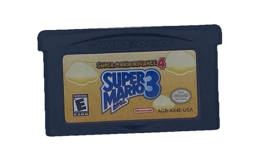 Super Mario Bros 3 / Super Mario Advance 4 - Game Boy Advance GBA Tested