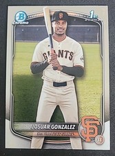 2025 BOWMAN CHROME JOSUAR GONZALEZ 1ST BOWMAN # BCP-153 PRE-OWNED 