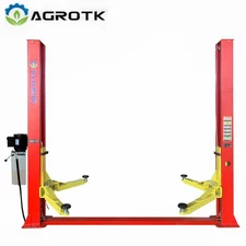 AGT 2-Post Lift 10000lbs Two Post Auto Car Lift Hoist Equipment Adjustable Red
