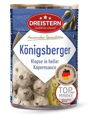 Königsberger Klopse 400 g 4Klopse in heller Kapernsauce herzhaftes Fertiggericht