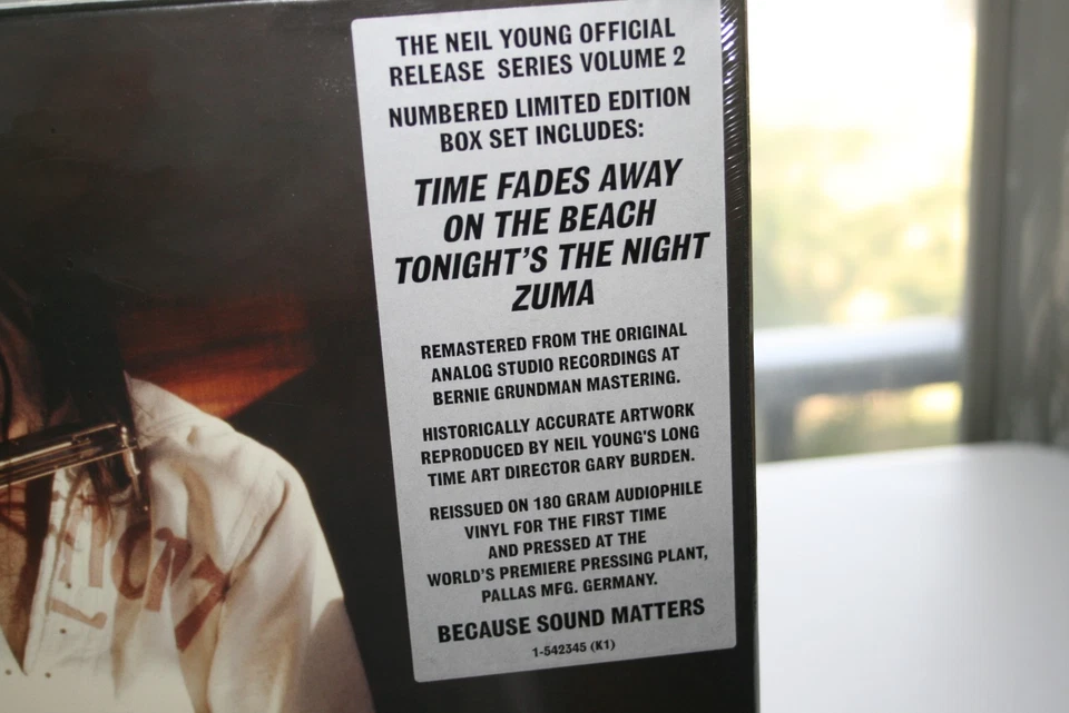 Neil Young-Official Release Series Discs 5-8 180G 4 LP Box Set New/Sealed #846 - Image 2 of 4