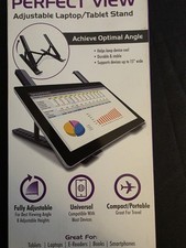 Perfect View Adjustable Laptop/Tablet Stand Folds/Expands for Travel