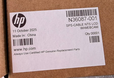 HP pn N36087-001 NTS LCD CABLE WITH WEBCAM NEW ORIGINAL SEALED