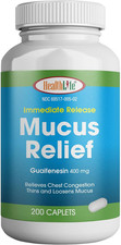 Mucus Relief Guaifenesin Caplets 400 Mg, Immediate Release Fast Acting Expector