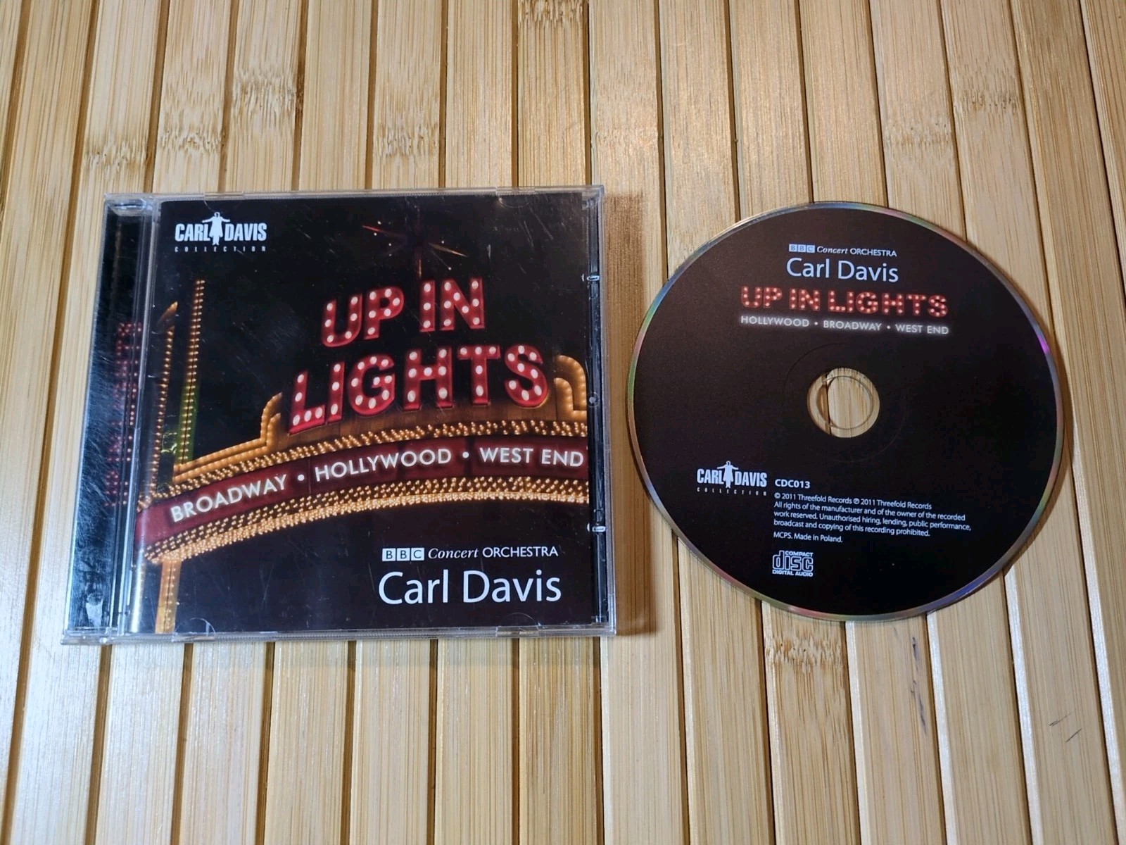 BBC Concert Orchestra Carl Davis - Up in Lights  2011 CD In Very Good Condition