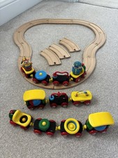 Rare Vintage Brio Train Track with Trains and Accessories