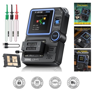 Full-Color Screen Mosfet & Diode Tester with Automatic Identification Features