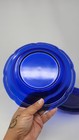Retired Mikasa French Countryside Cobalt Blue Clear Glass Salad Plates- Set Of 4 — photo 2