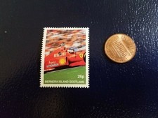 Michael Shumacher Bernera Island Scotland Dekra Formula One Car Racing Stamp