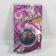 Vintage Yomega Ban Dai Hyper Warp Yo-Yo Blue 1999
