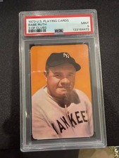 1973 U.S. Playing Cards Babe Ruth 5 of Clubs PSA 9 MINT