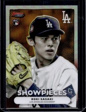 2025 Bowman's Best Roki Sasaki Showpieces RC Rookie #BS-14 Dodgers