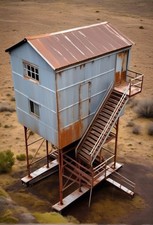 Shed over Tracks..  Model Railway Scenery N-Gauge ￼